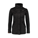 Damen-Parka im Stil eines Strick-Sweaters - DUE schwarz