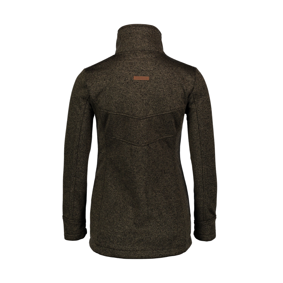 Damen-Parka im Stil eines Strick-Sweaters - DUE khaki-2