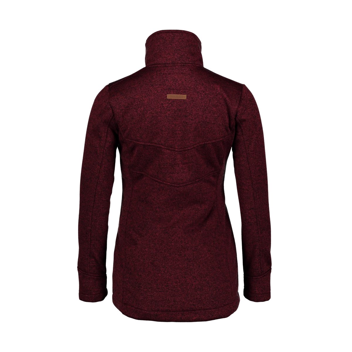 Sweater softshell parka women's - DUE wine red-2