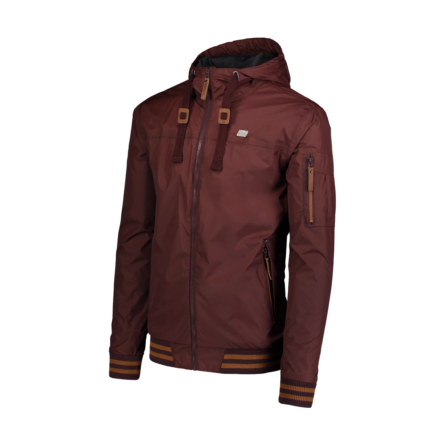 Waterproof outdoor jacket men's - OPULENT brown-2