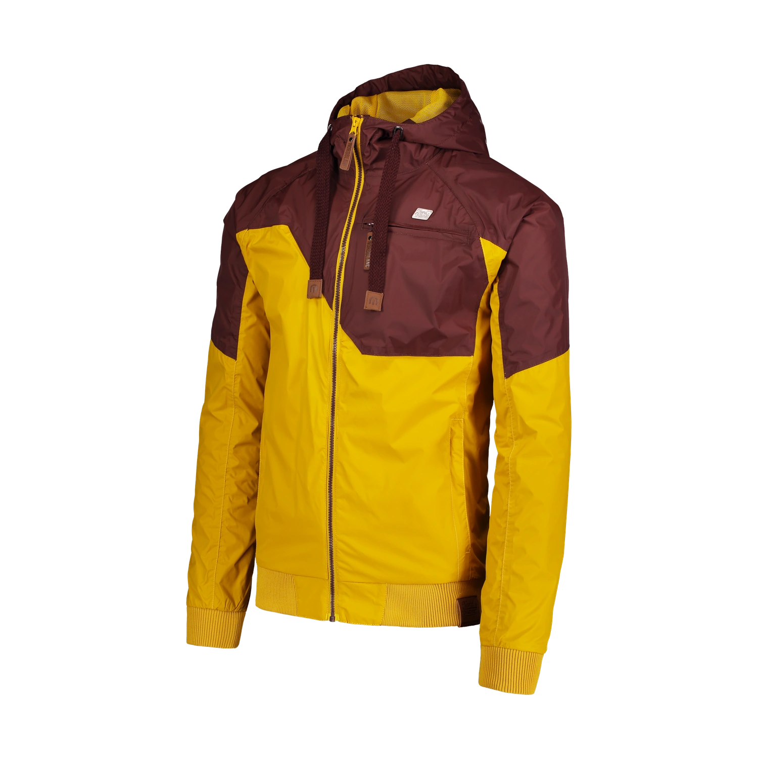 Waterproof outdoor jacket men's - JAUNTY yellow-2
