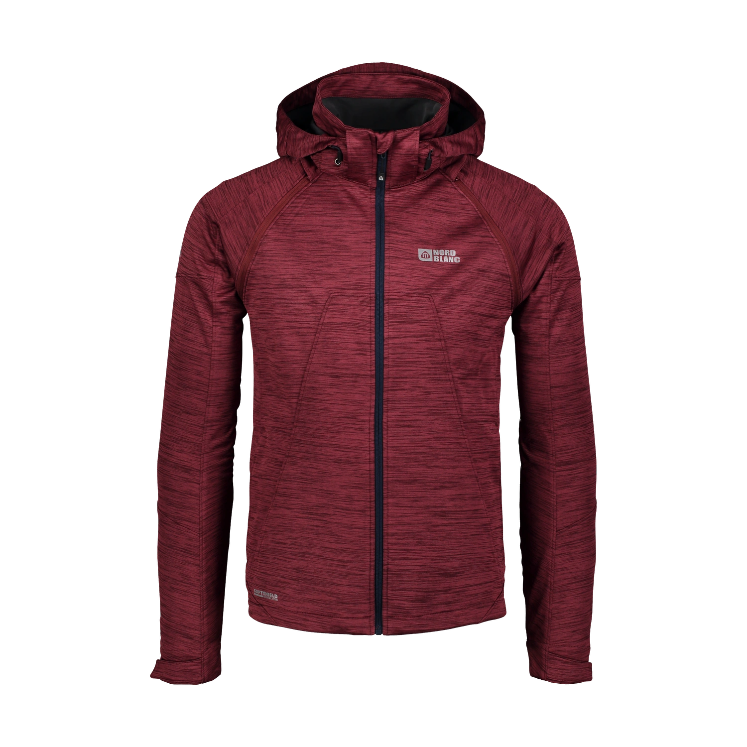 Könnyű softshell dzseki/kabát 2az1ben férfi - BREEZY borszínű-1
