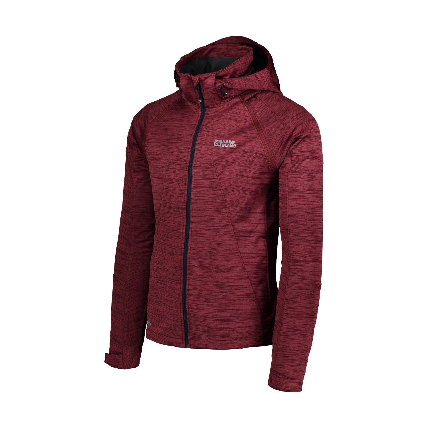 Könnyű softshell dzseki/kabát 2az1ben férfi - BREEZY borszínű-2