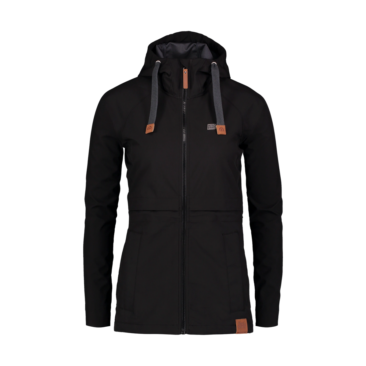 Light softshell parka women's - SPLENDID black