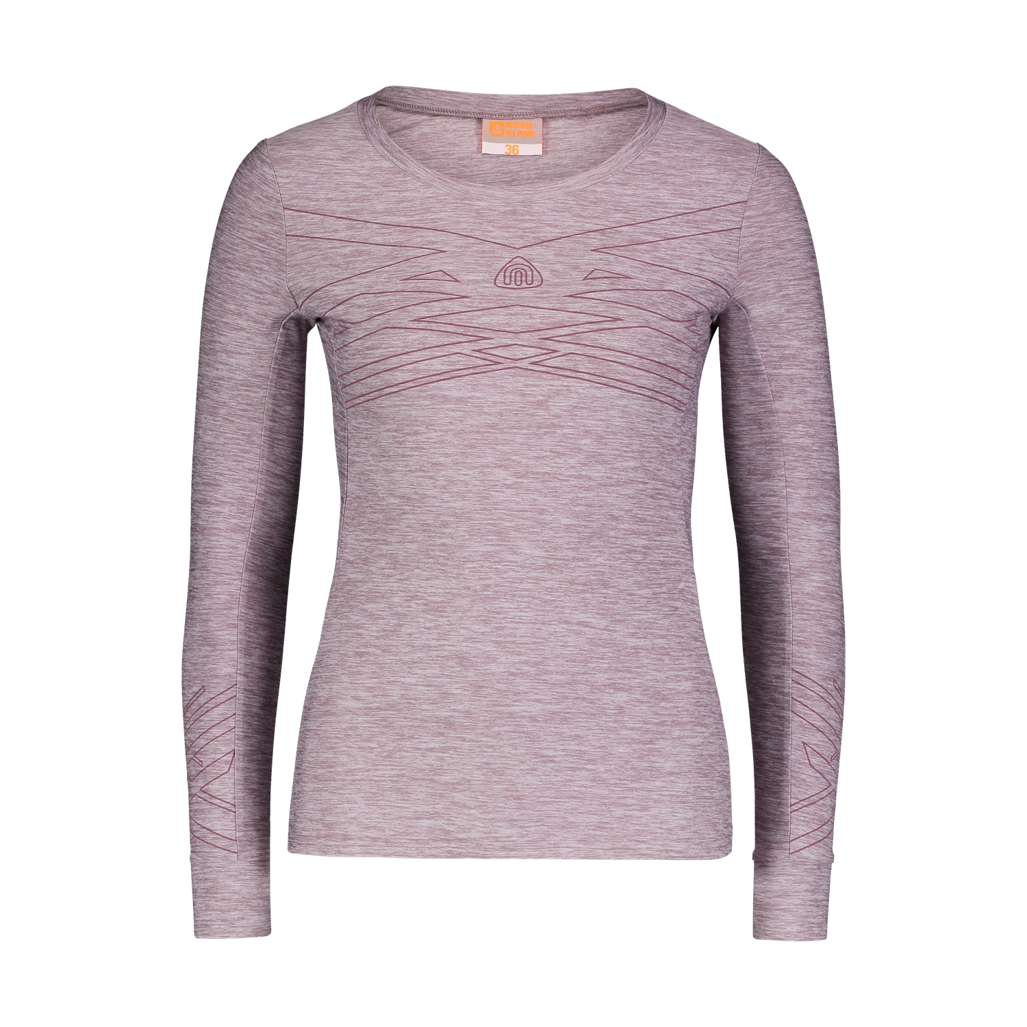 Funktions Langarm T-Shirt Damen - FUITION pink-1