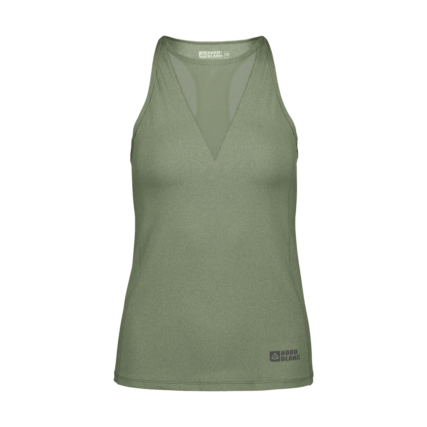 Funktions Tank-Top grün Damen - SNAZZY khaki