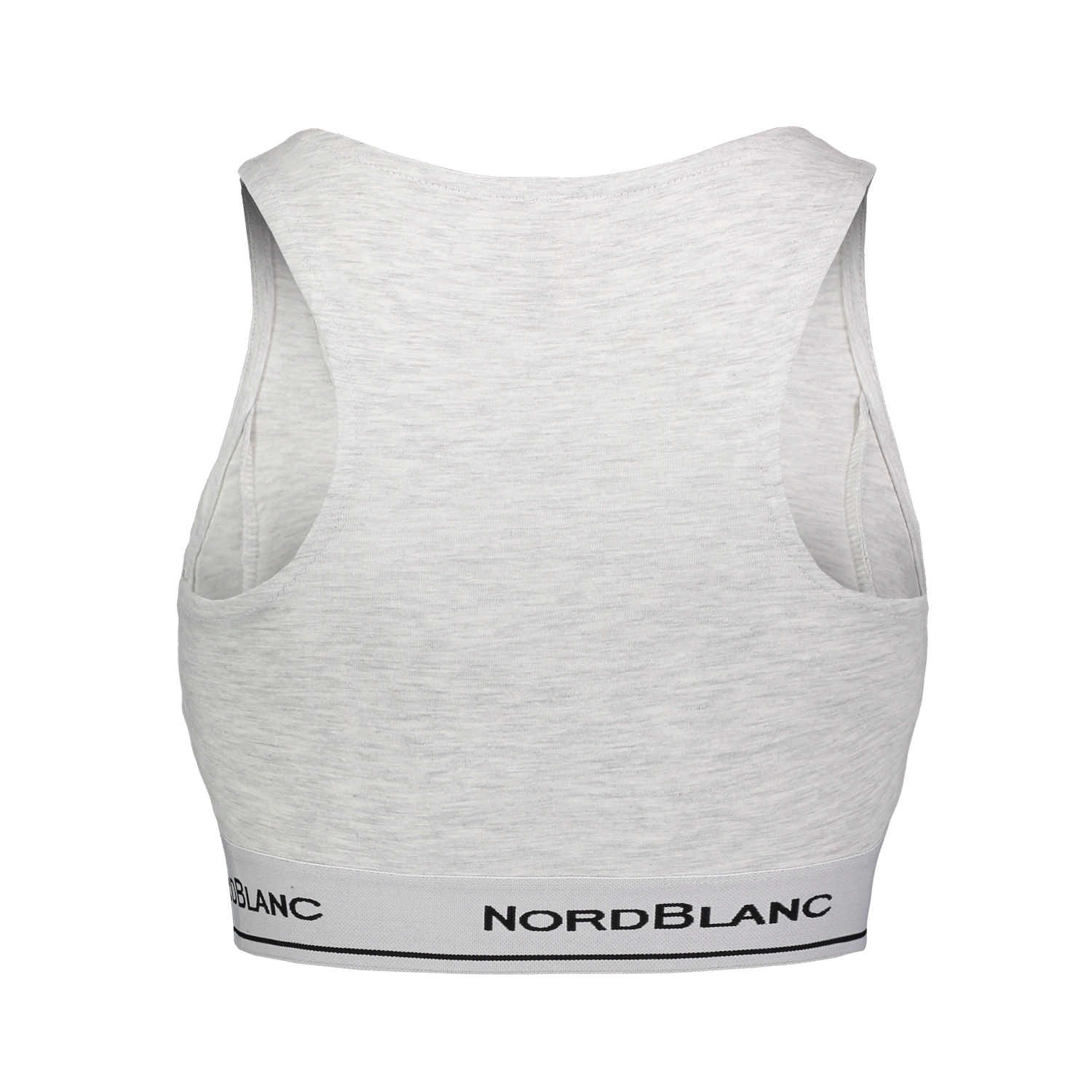 Elastisches Crop Top Damen - TAUT grau-2