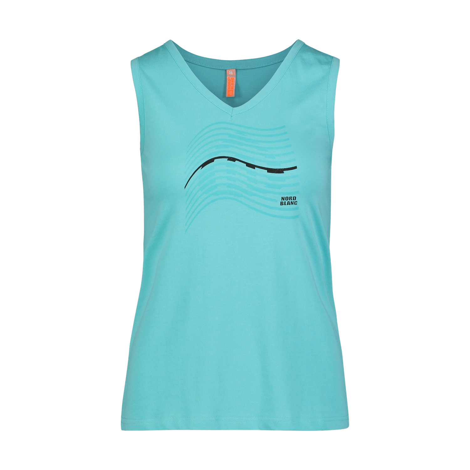Baumwolle Tank-top Damen - STAVE blau