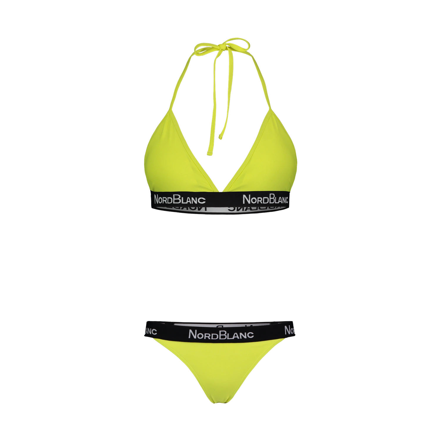 Bikini-Top Damen - TROPICAL gelb-2