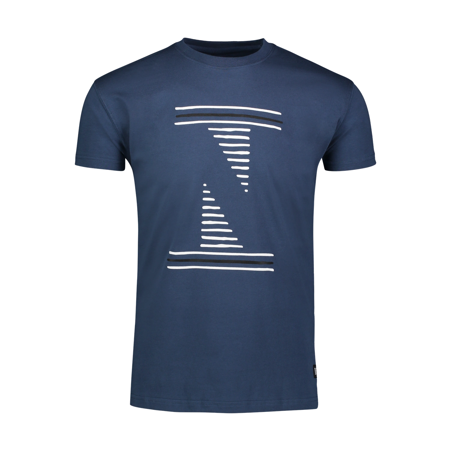 Cotton t-shirt men's - LOUVRE blue-1