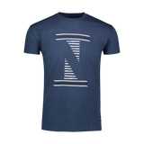 Cotton t-shirt men's - LOUVRE blue