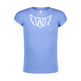 Elastic t-shirt kid's - HEARTY violet