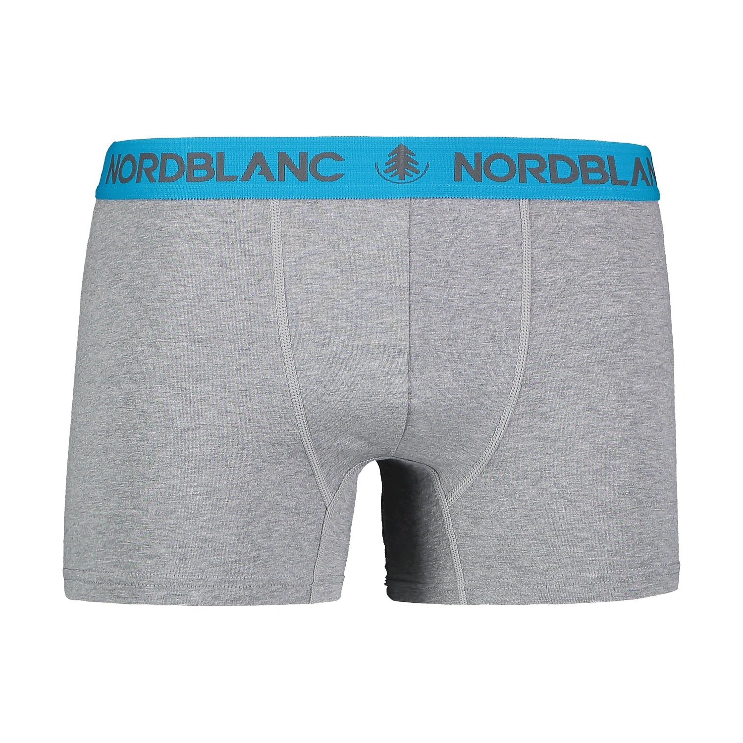 Baumwolle- Boxershorts Herren - FIERY grau
