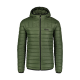 Quilted jacket men's - LEASH khaki