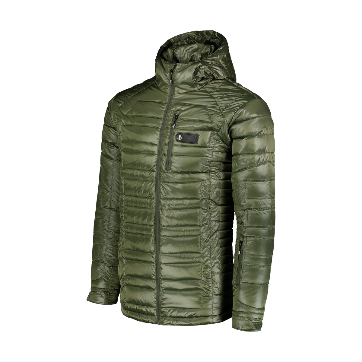 Piumino uomo - CASE kaki – immagine 4