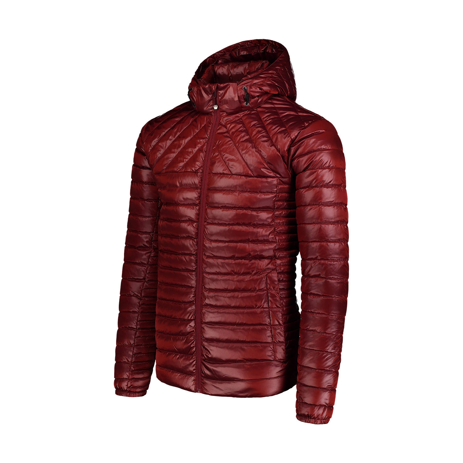 Down jacket men's - PATH wine red-2