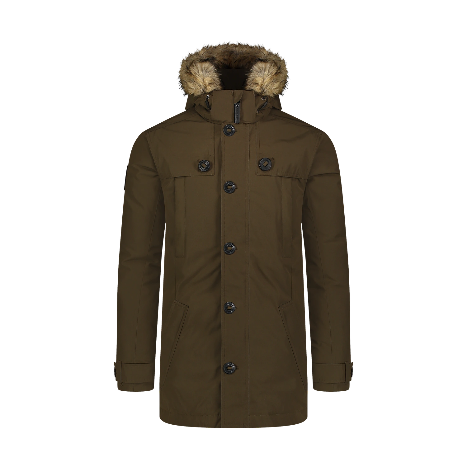 Daunenparka grün Herren - STUD khaki