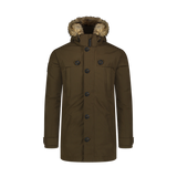 Péřový kabát pánský - STUD khaki