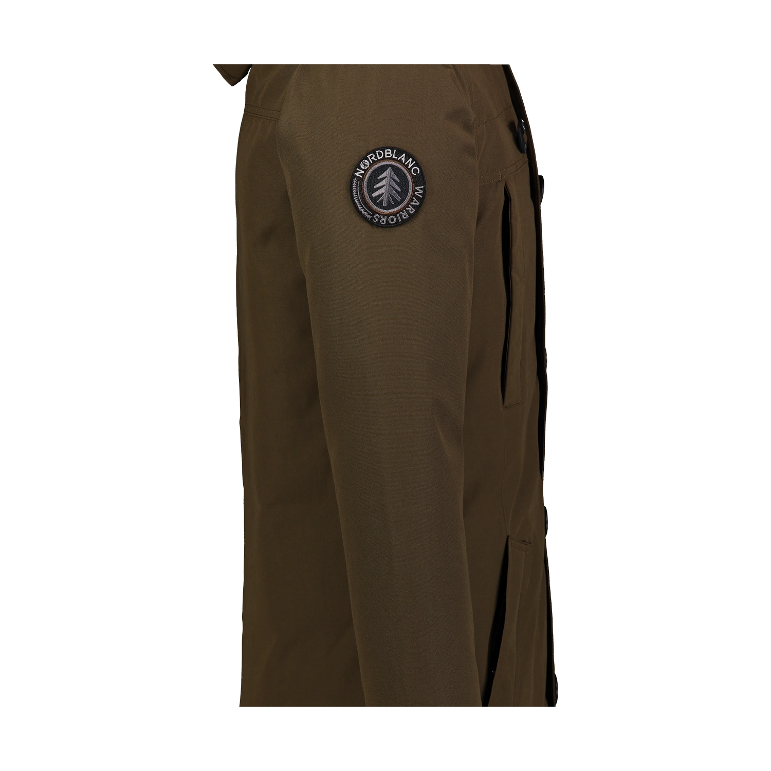 Péřový kabát pánský - STUD khaki-5