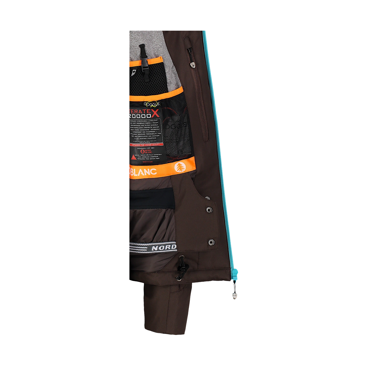 Ski jacket women's - TILT brown-7
