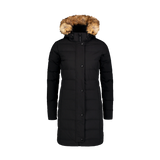 Down parka women's - CHILLY black