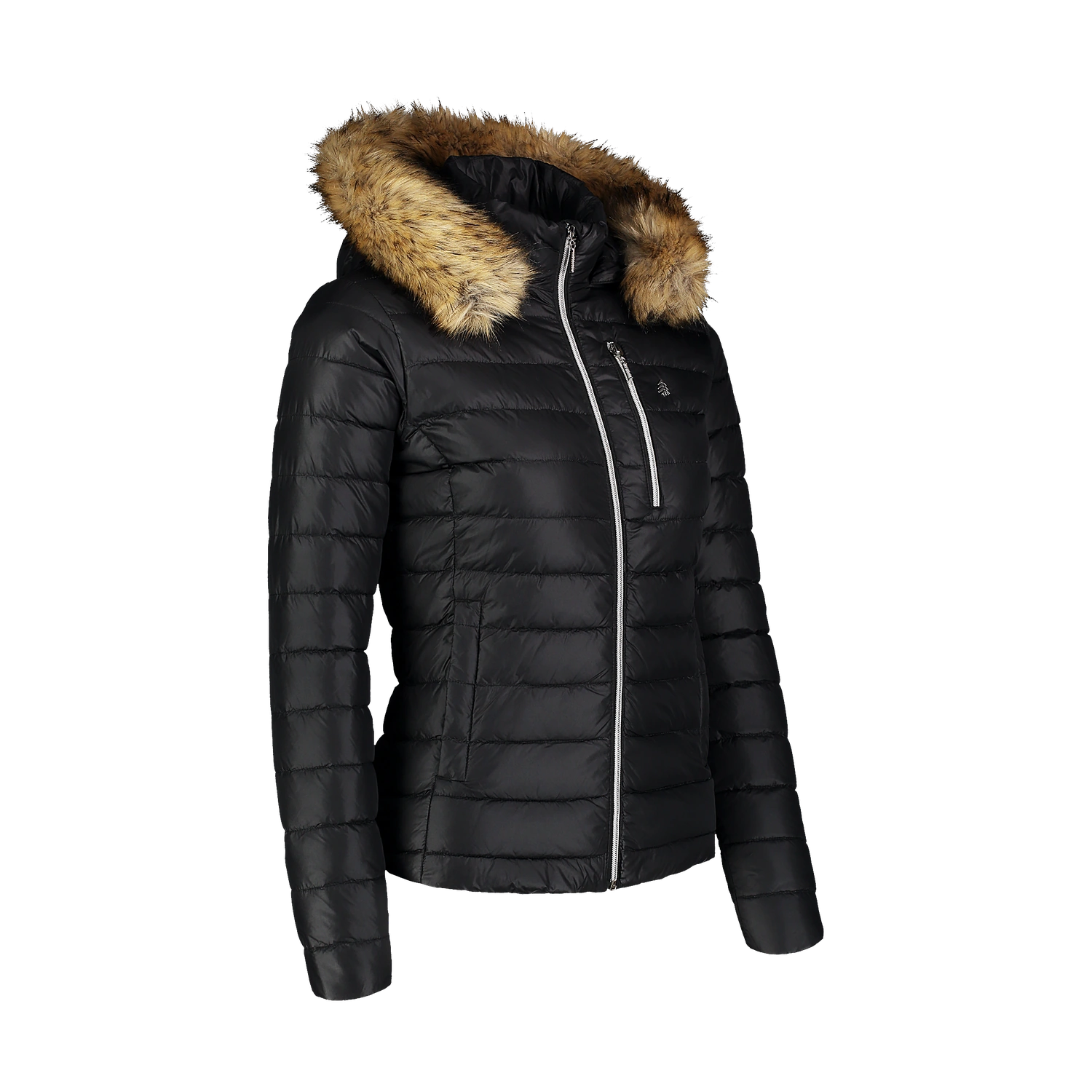 Geacă de puf pentru femei - SWAY neagră-3