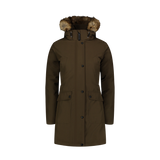 Down parka women's - GELID khaki