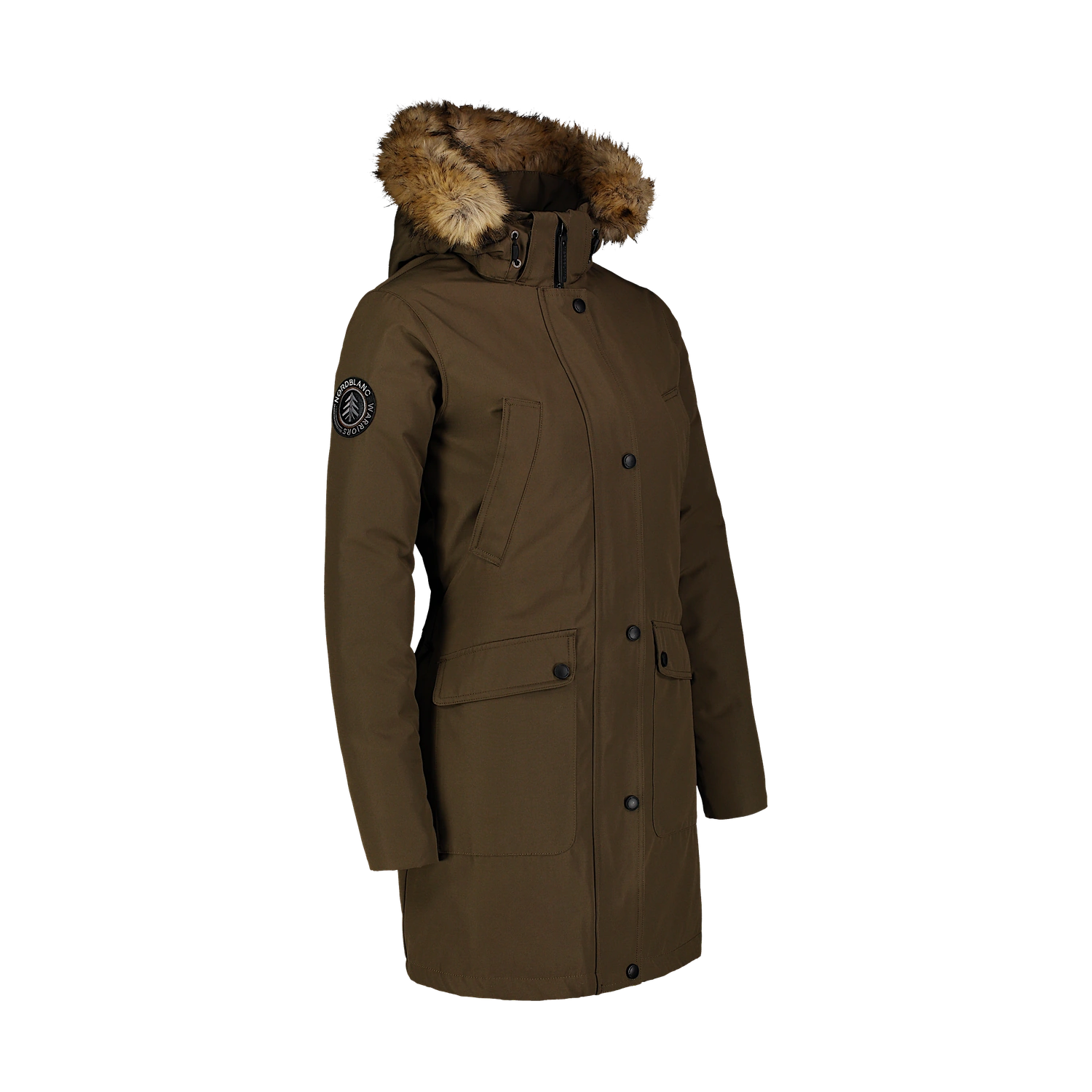 Down parka women's - GELID khaki-2