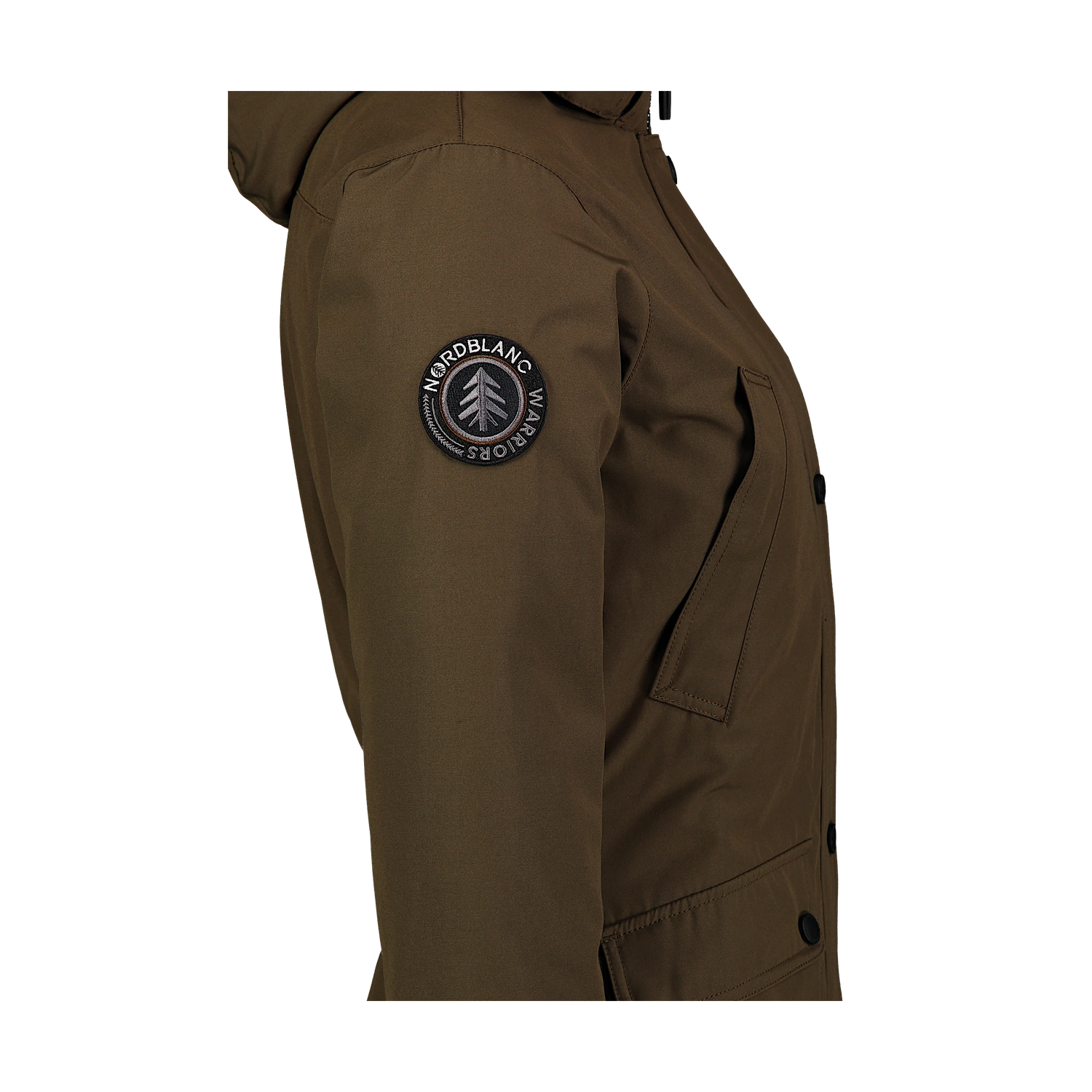 Down parka women's - GELID khaki-5
