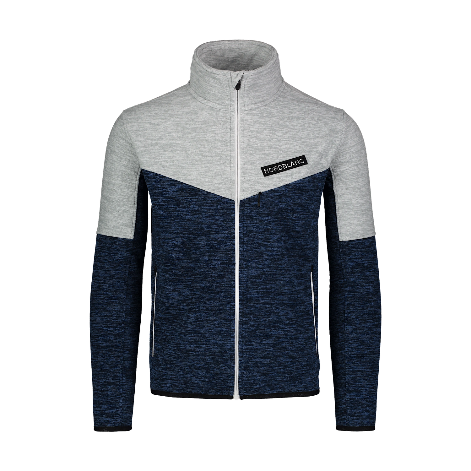 Fleece Sweatjacke Herren - UPTURN blau-1