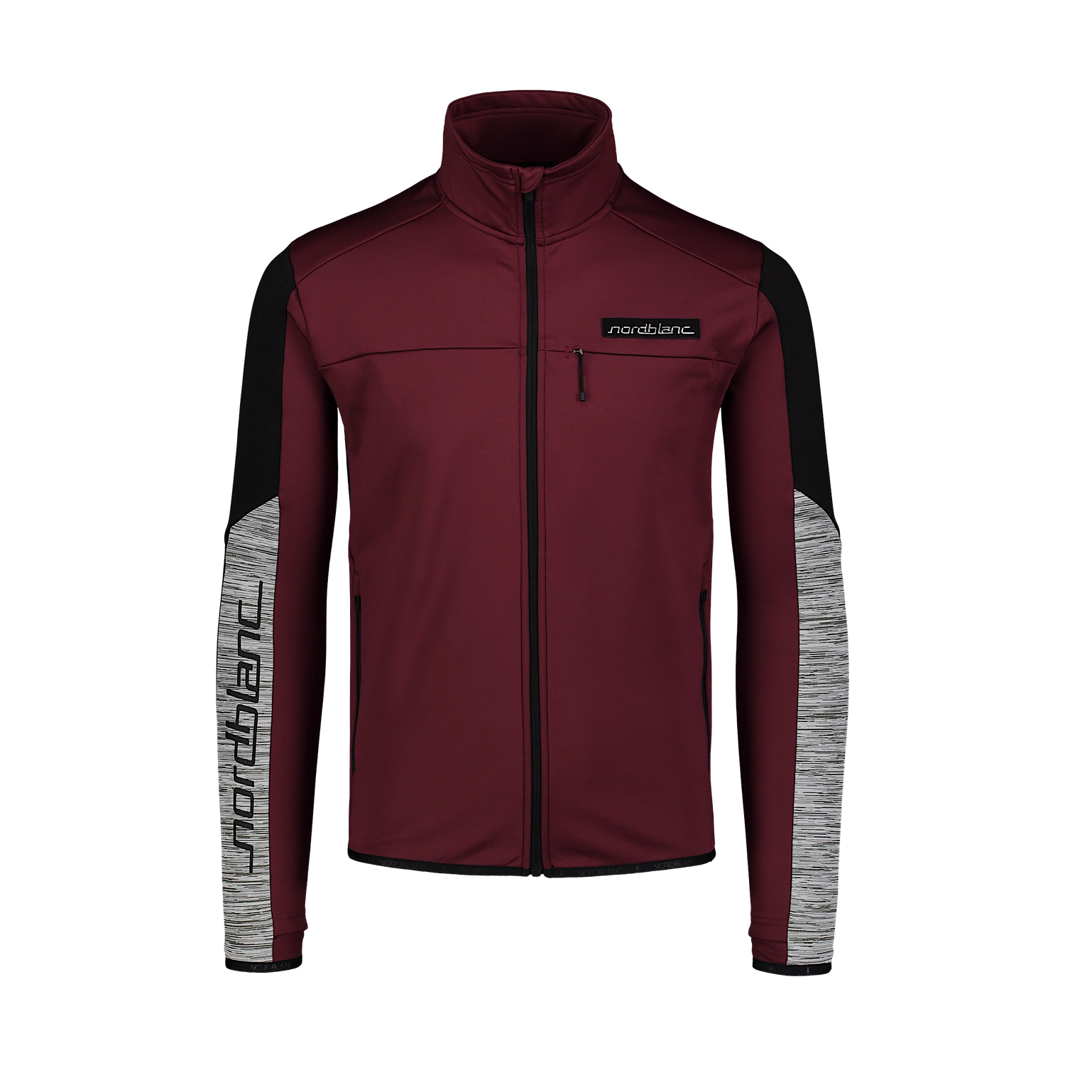 Hanorac din powerfleece pentru bărbați - SCOPE bordo