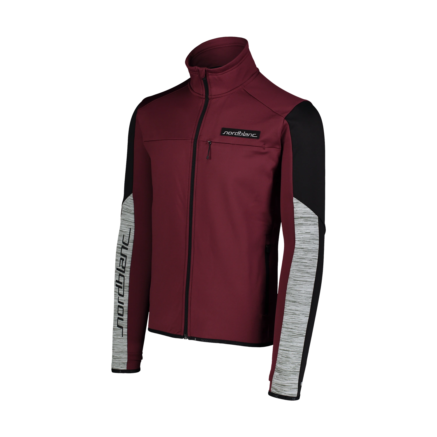 Powerfleece melegítőfelső férfi - SCOPE borszínű-4