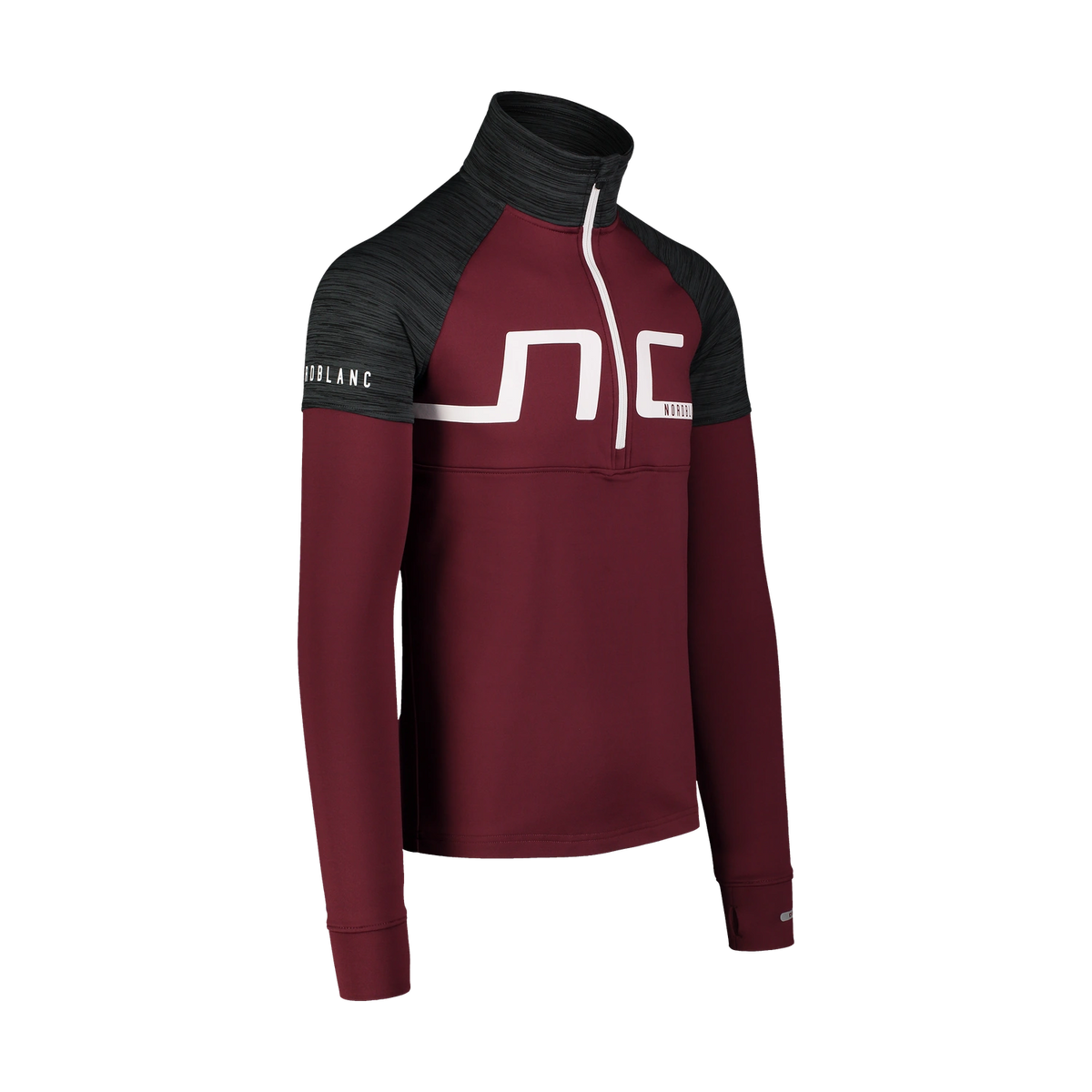 Power- Fleecepullover Herren - GULES weinrot-2