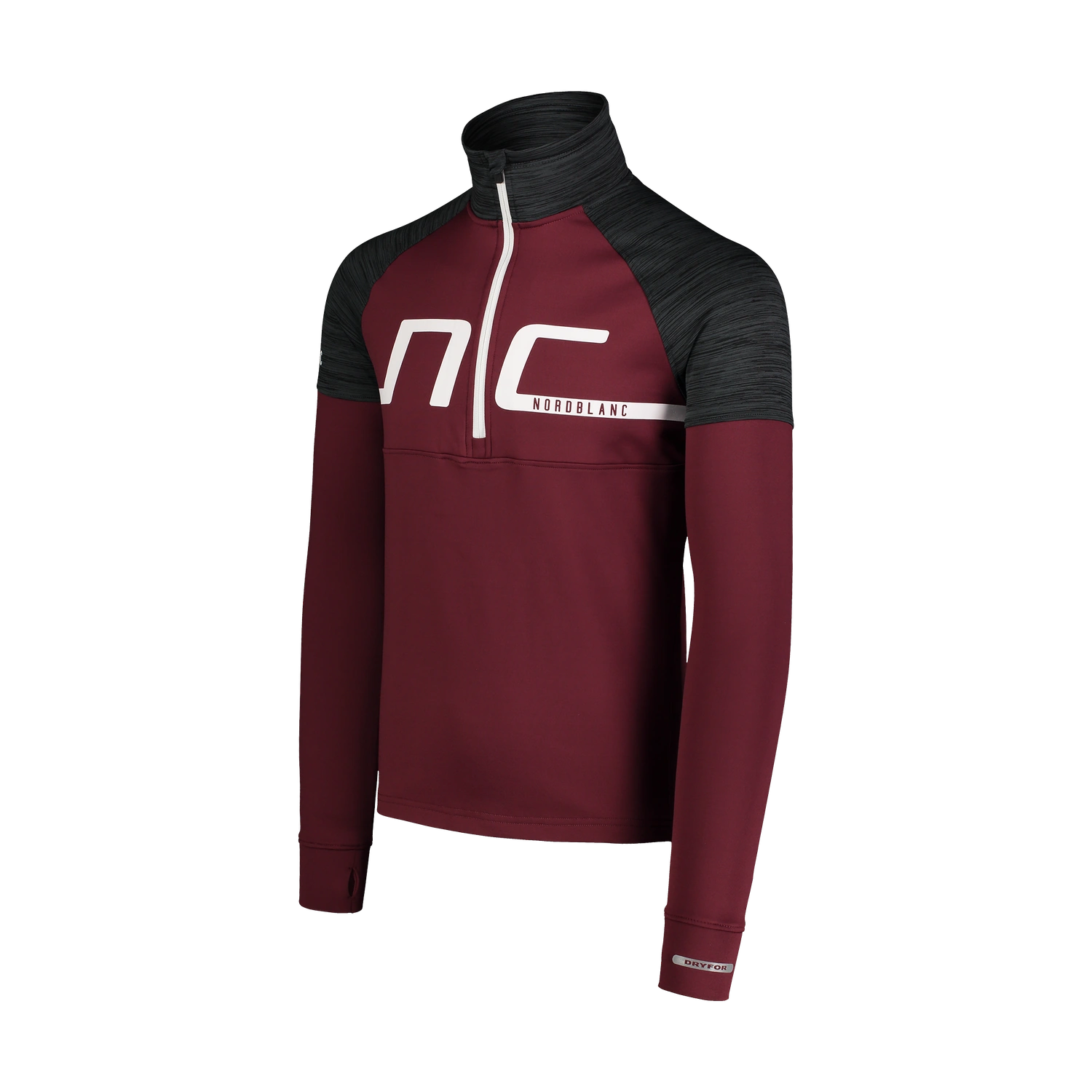 Power- Fleecepullover Herren - GULES weinrot-3