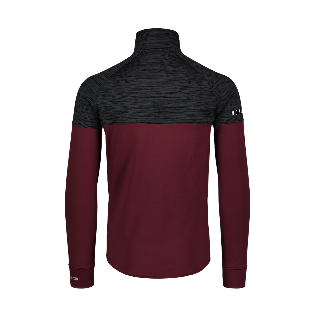 Power- Fleecepullover Herren - GULES weinrot-4
