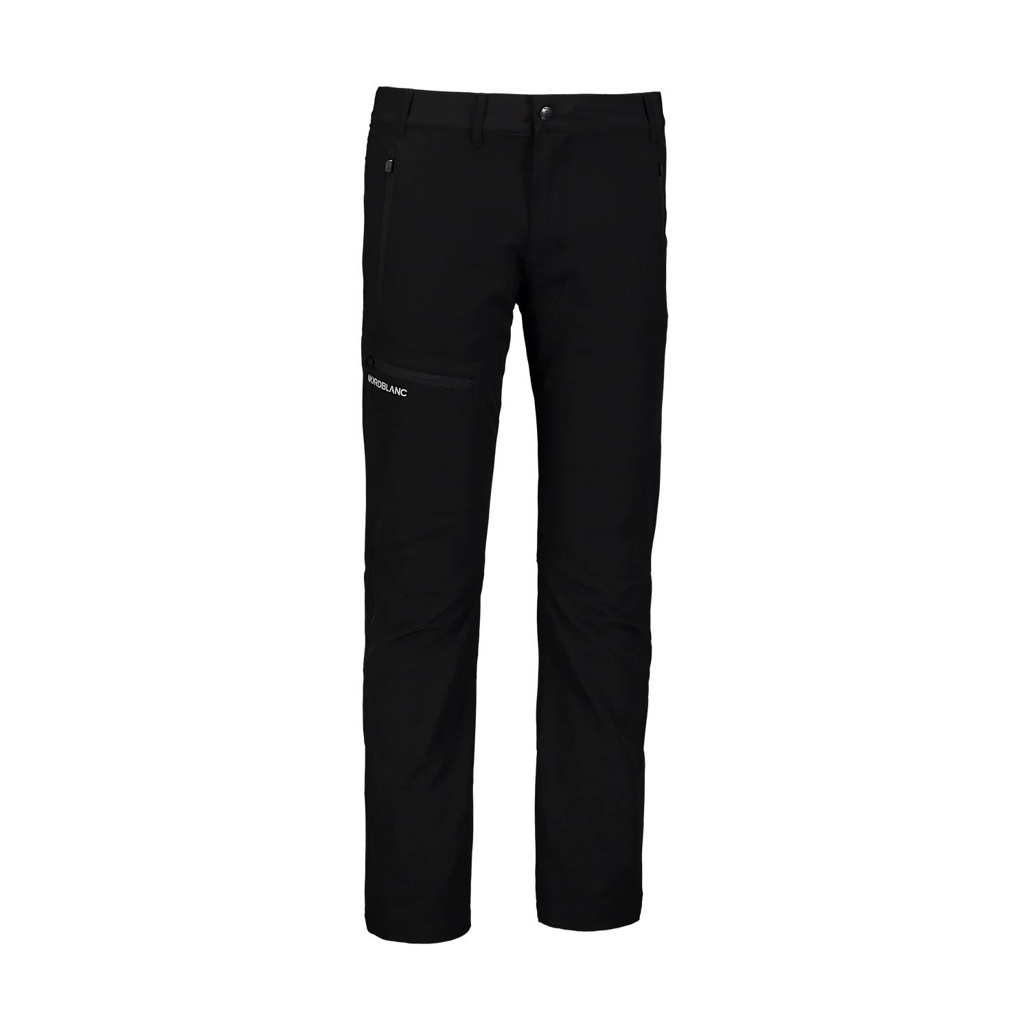Outdoor pants with fleece men's - OUTDO black-1