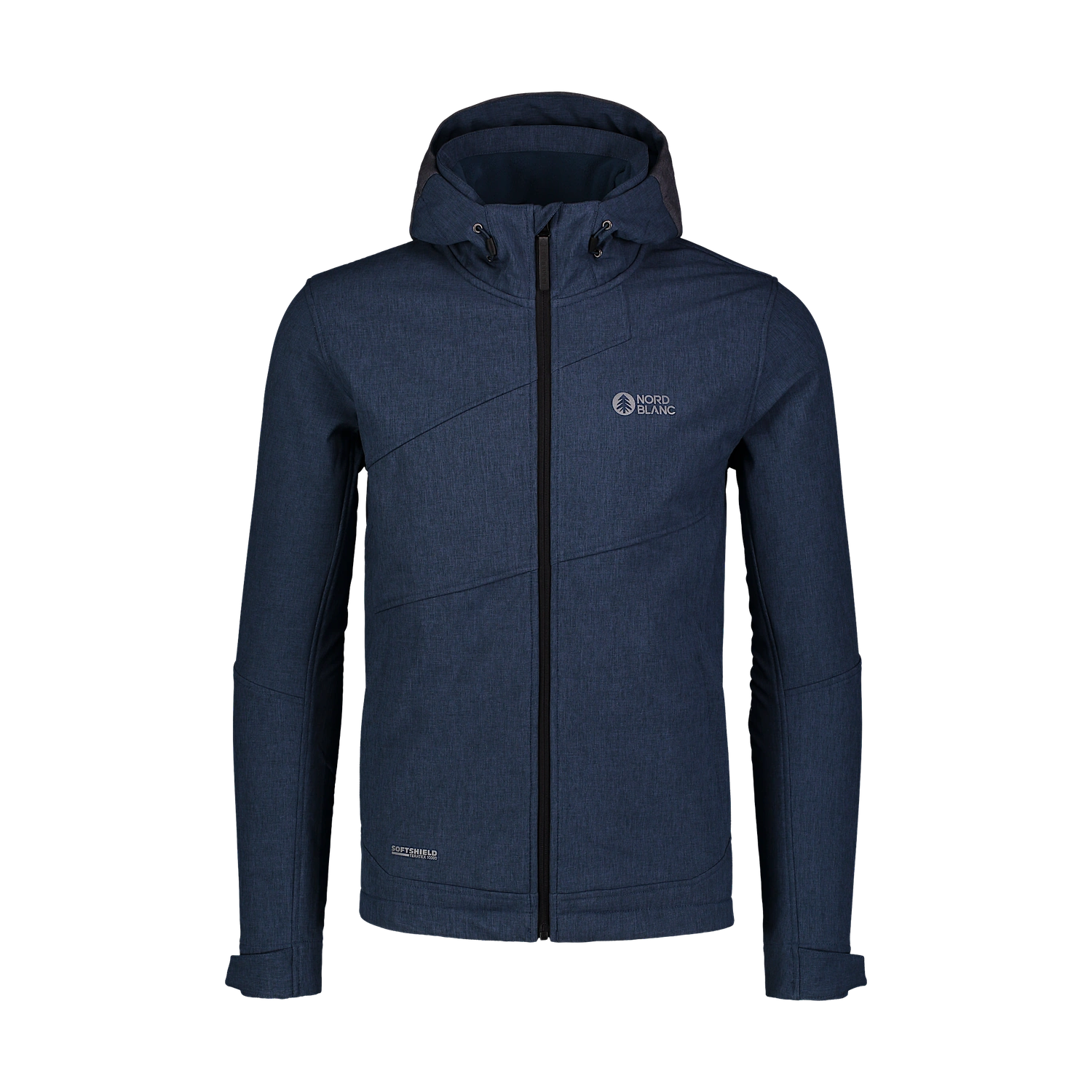 Softshell jacket with fleece men's - AID blue-1