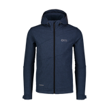 Softshell jacket with fleece men's - AID blue