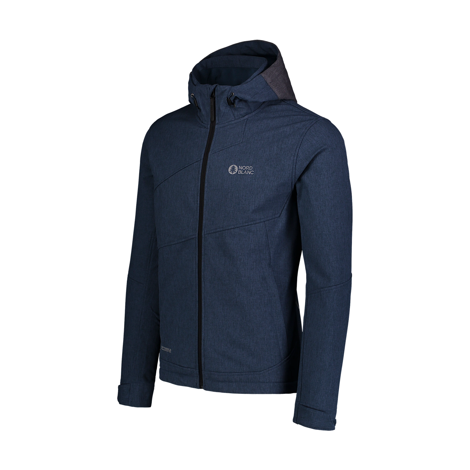 Softshell jacket with fleece men's - AID blue-2