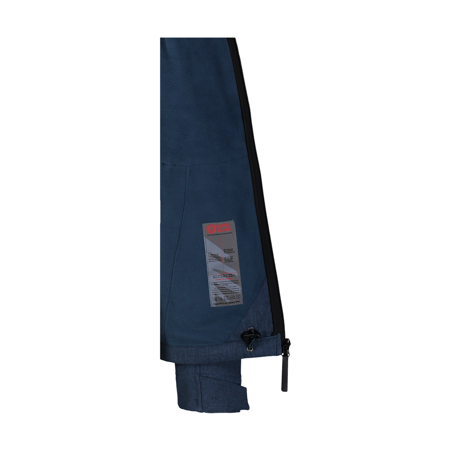 Softshell jacket with fleece men's - AID blue-4