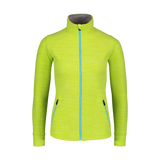 Double fleece jacket women's - FEELING green
