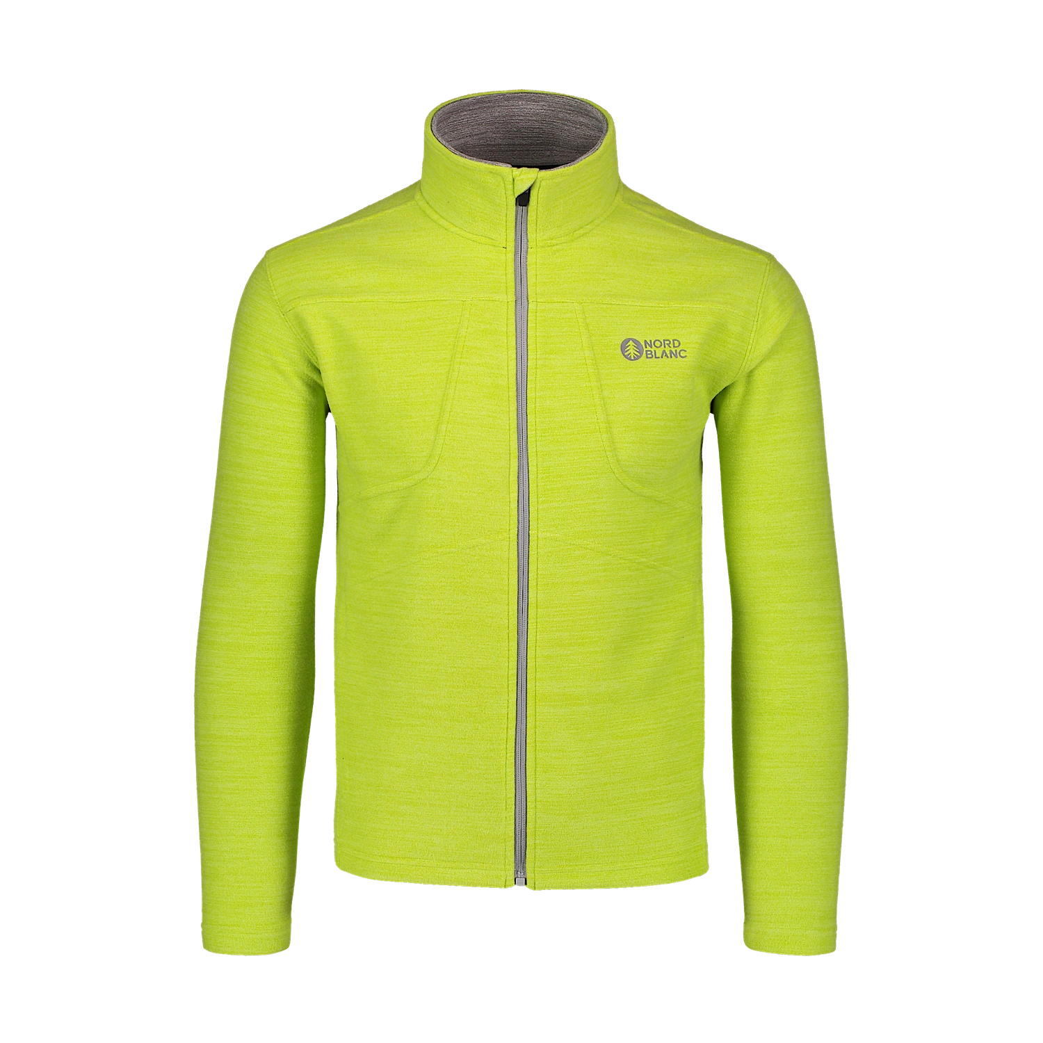 Double fleece jacket men's - BOAST green-1