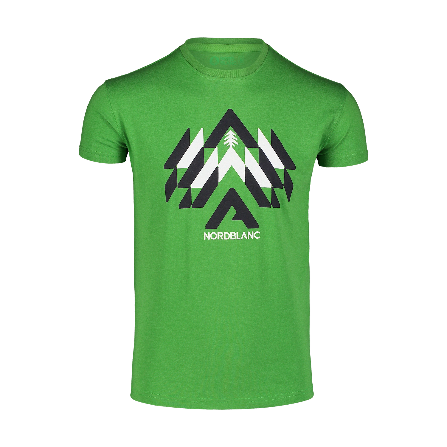 Cotton t-shirt men's - WOODS green