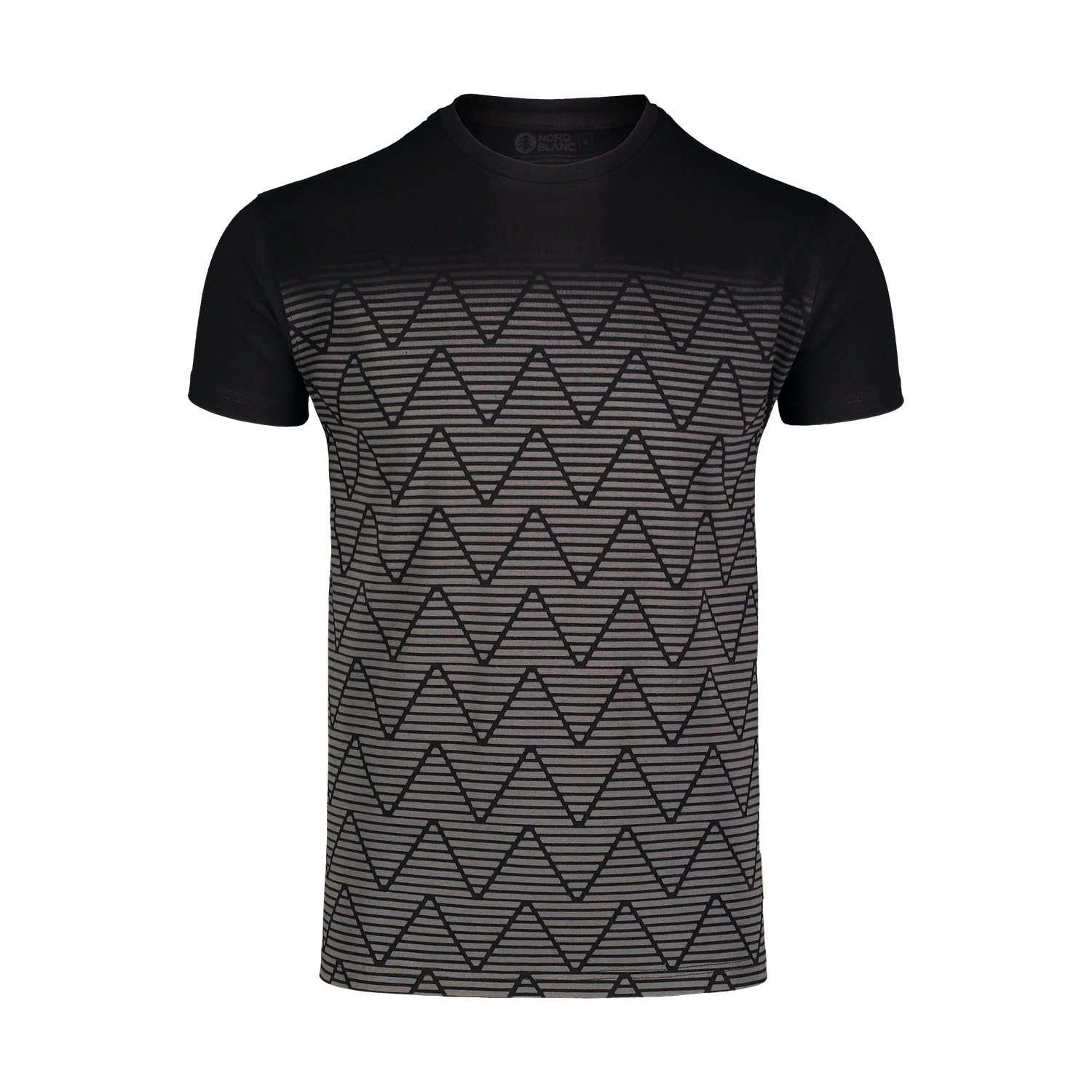 Cotton t-shirt men's - CRIMP black-1