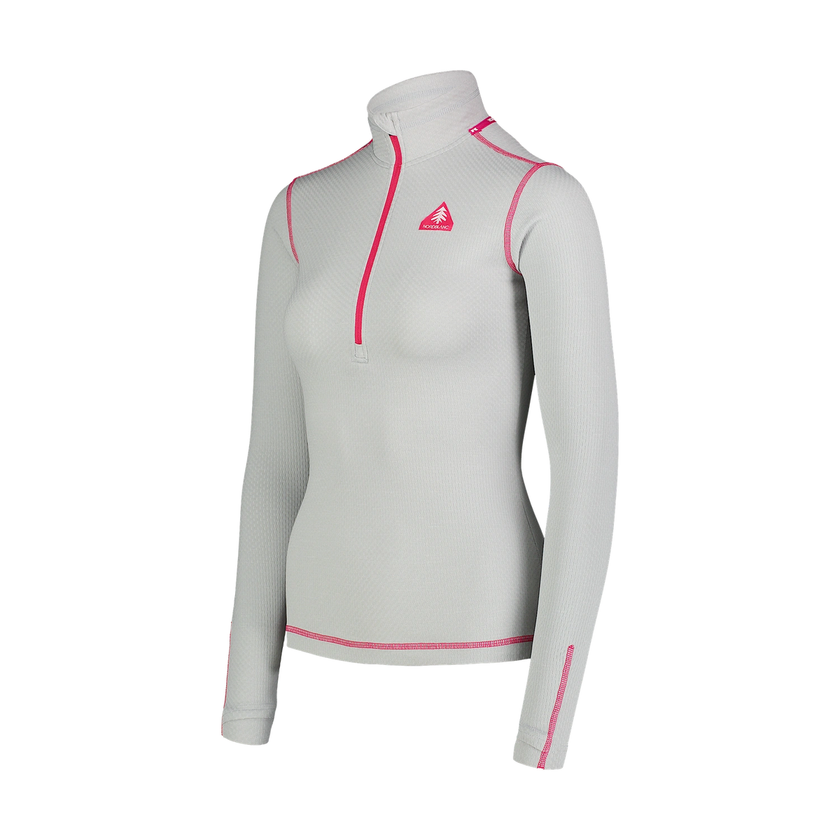 Thermoshirt voor het hele jaar dames - BOX lichtgrijs – afbeelding 2