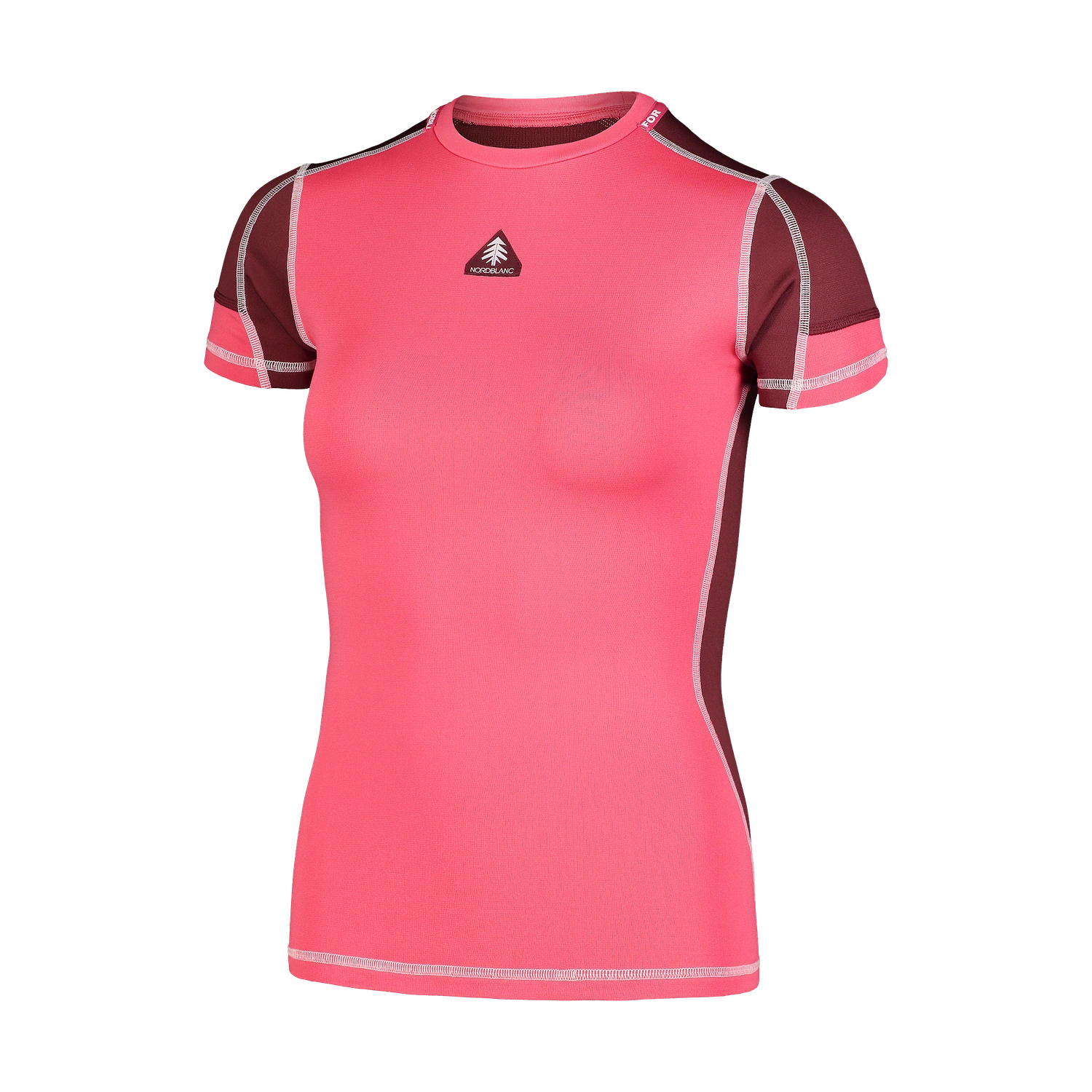 Winter baselayer top women's - FOLD pink-2
