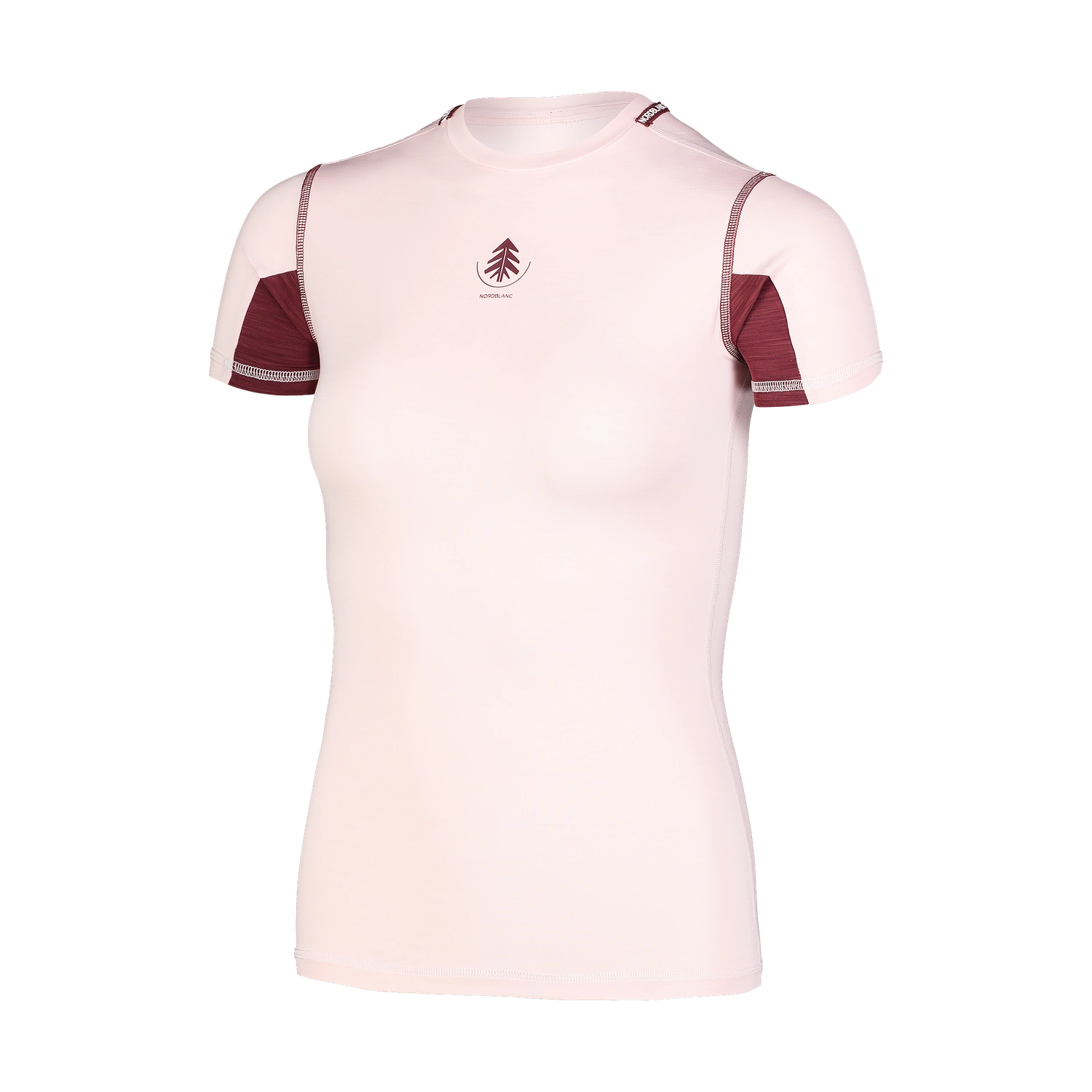 Baselayer light t-shirt women's - PLANT pink-2