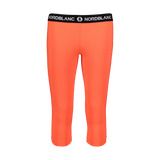 3/4 fitness legíny dámske - TENUITY oranžové