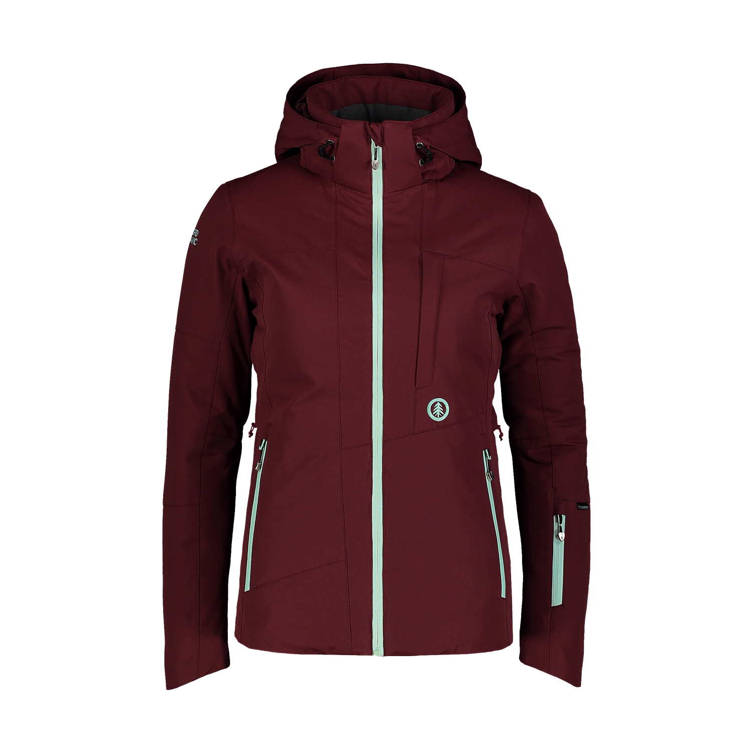 Skijacke Damen - HARSH weinrot