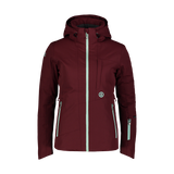 Ski jacket women's - HARSH wine red